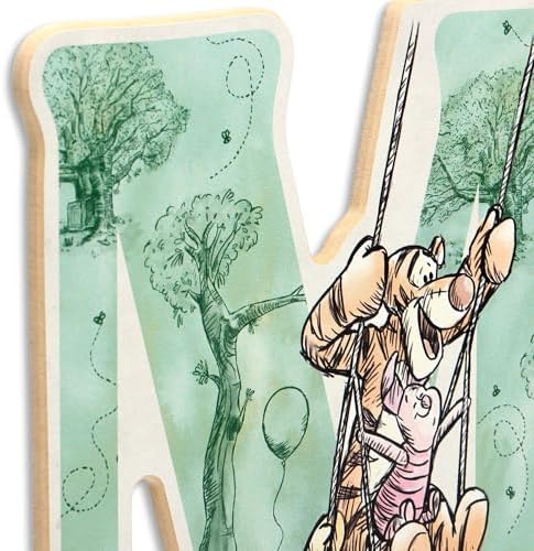 Disney Winnie the Pooh Letter M Wood Wall Decor - Image 4