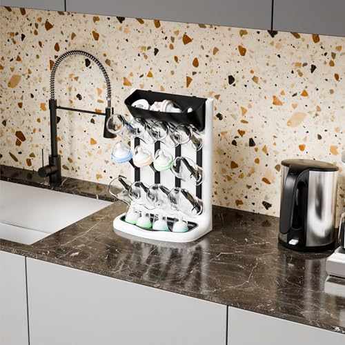 Yieach Larger Vertical Baby Bottle Drying Rack - Image 2