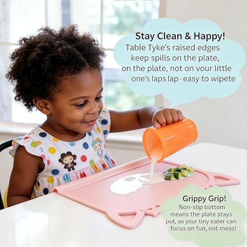 Silicone Toddler Placemat with Teething Table Edge Bumper - Image 5