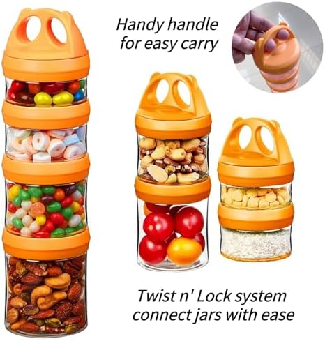 SELEWARE Stackable Snack Containers - Image 4