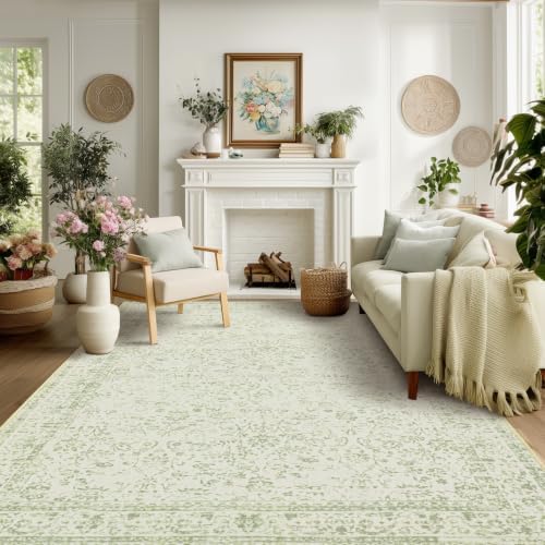 BILEEHOME Sage Large Rugs for Living Room 9 by 12 Area Rug - Image 5