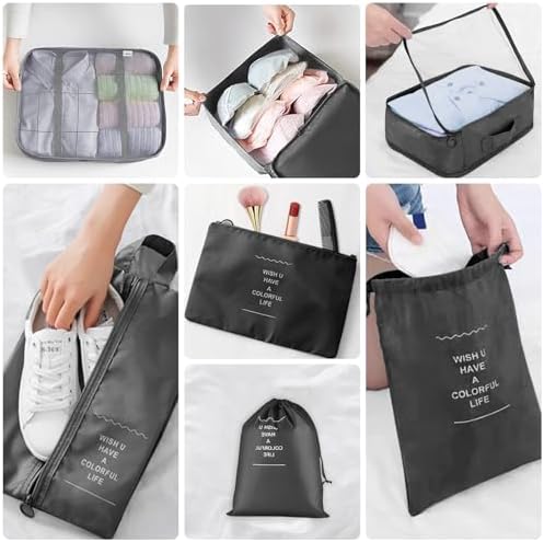 Packing Cubes for Travel 10 Set Luggage Organizer Bags - Image 3