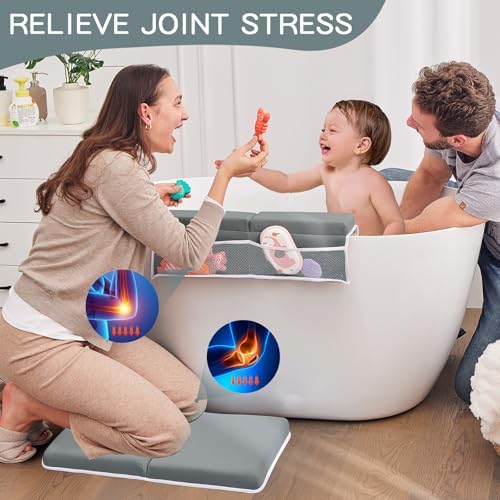 Baby Bath Kneeler and Elbow Rest Pad Set, Bath Kneeling Pad Thick Soft Quick - Image 5