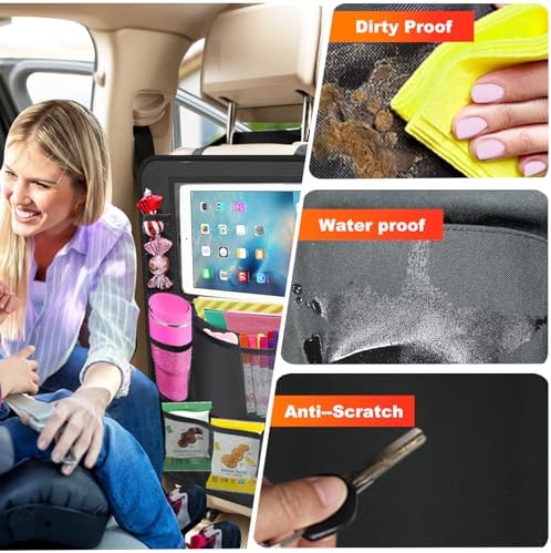2 Pack Car Backseat Organizer Car Seat Organizer Back Seat Protector - Image 3