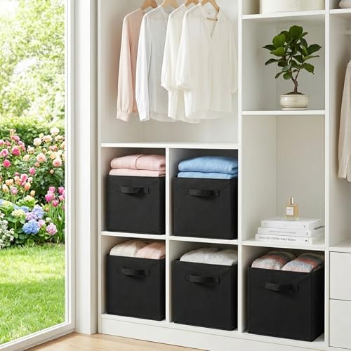 ShellKingdom Storage Bins, Foldable Fabric Storage Cubes And Cloth Storage - Image 2