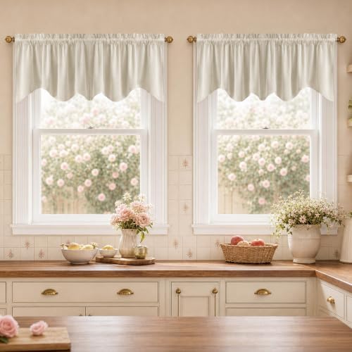 StangH 4-Panel Set Velvet Window Valance, 52x18 Inch by StangH