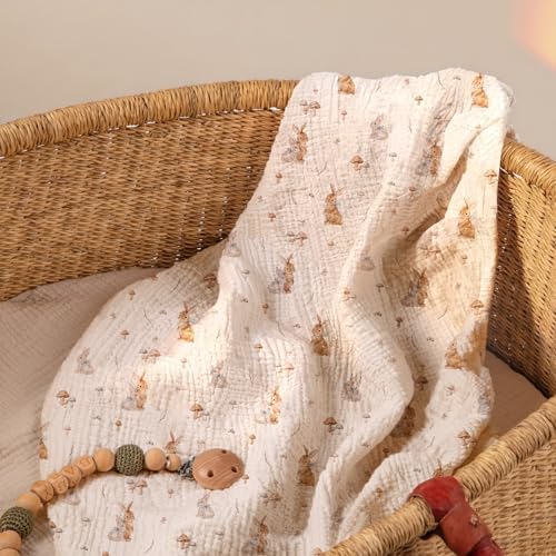 lulumoon Muslin Fitted Bassinet Sheet: Compatible - Image 7