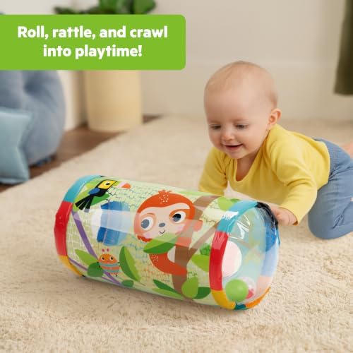 Bright Starts Roll-Along Rainforest Baby Toy, Push & Crawl Activity Toy - Image 5