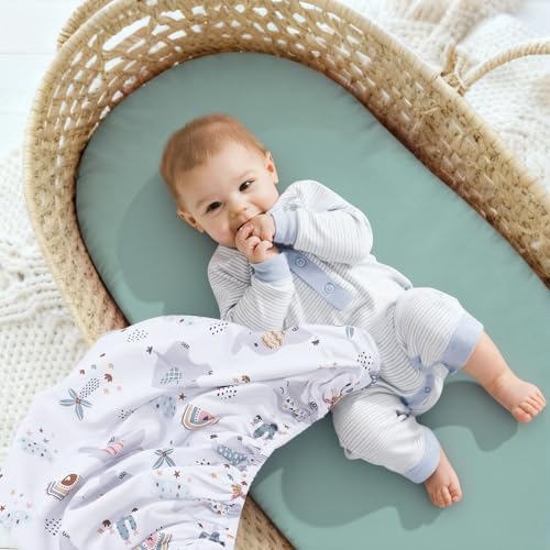 3 Pack Stretchy Bassinet Sheets 20" x 35" Compatible - Image 6