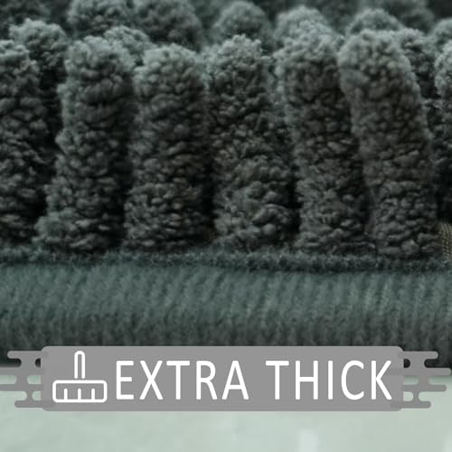 3 Piece Bathroom Rugs Set, Non-Slip Bath Mats - Image 4