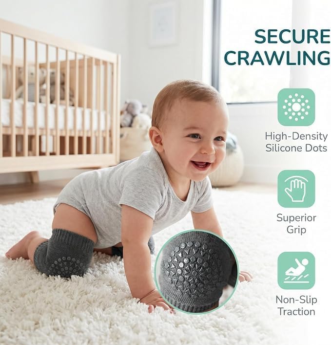 Little World Baby Knee Pads for Crawling Baby Knee Protectors - Image 5