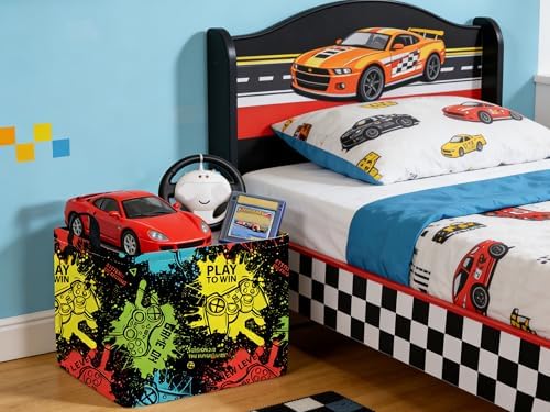 Rectangular Kids Storage Basket, Game Basket - Image 5