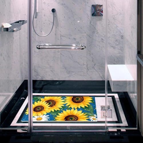 Bath Tub Shower Mat, Washable Bathtub Floor Mats, Suction Cups and Drain Holes - Image 6