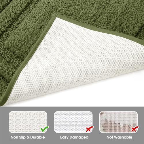 HOMEIDEAS Bathroom Rugs Sets 2 Piece, Super Soft and Absorbent Non Slip - Image 5