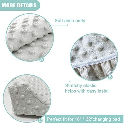 Owlowla Changing Pad Cover, Soft Minky Dots Changing Table Sheets - Image 3
