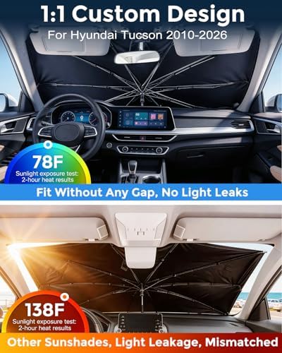 Weektic Custom Windshield Sun Shade Umbrella - Image 2