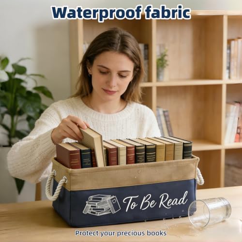TBR Book Storage Basket Bin - Image 5