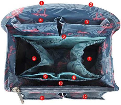 Vercord Backpack Organizer Insert Liner Hanging Travel Bag in Bag - Image 5