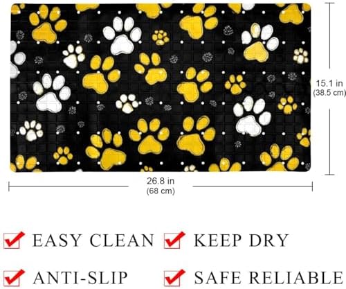 Shower Mat Non Slip, Dogs Paws Anti Slip Bath Mat - Image 4