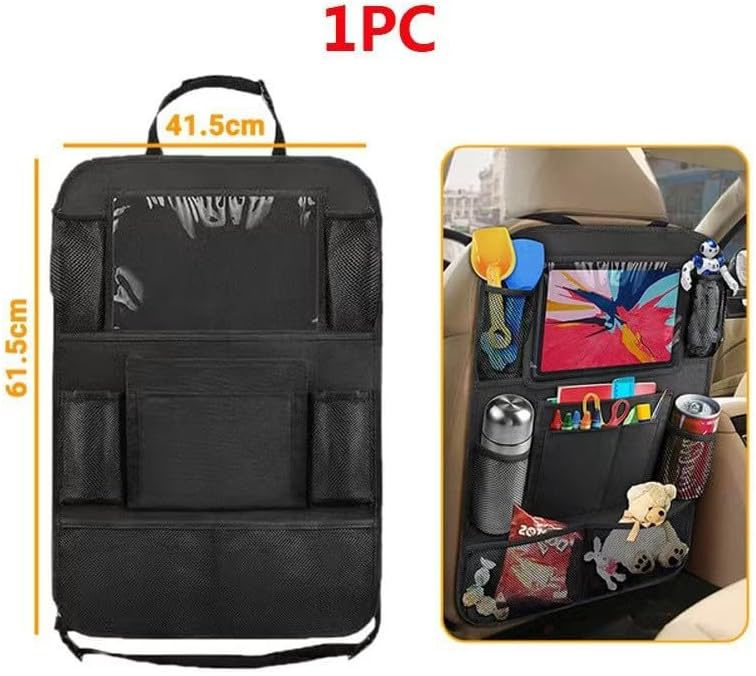 Car Back Seat Organizer with Tablet Holder, Large Capacity Auto Organizer - Image 4