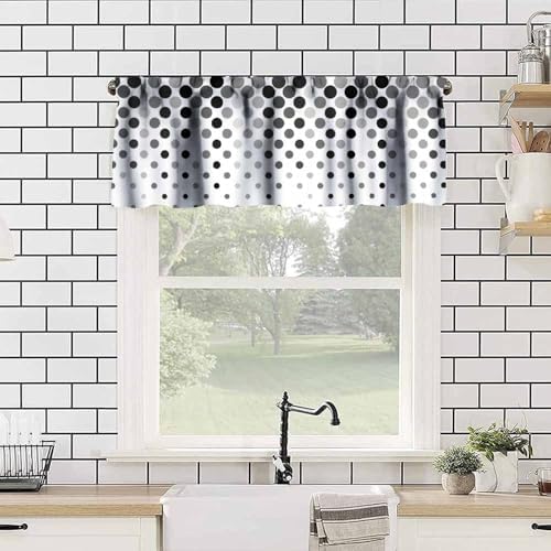 Abstract Geometric Valance Curtain - Image 4