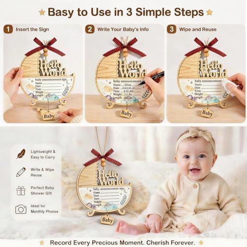Baby Announcement Sign - Image 4
