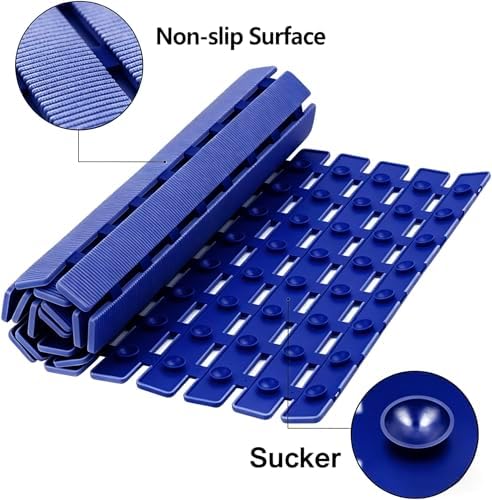 BEMISO Shower Mat Non Slip Bathtub Mat 27.5 x 15.7 Inch Bath Mat - Image 2