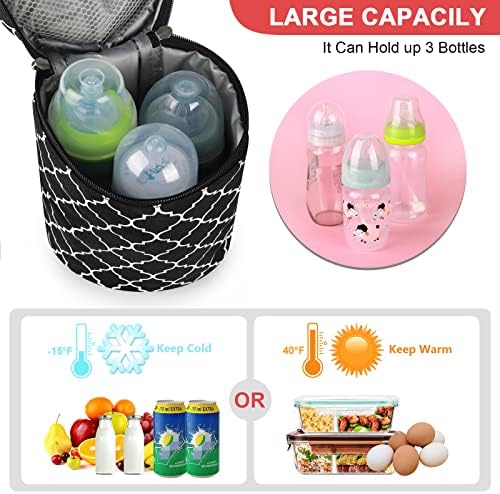 Accmor Breastmilk Cooler Bag, Insulated Baby Bottle Cooler Tote Bags - Image 2