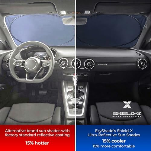 EzyShade X-Large Windshield Sun Shade. See Vehicle Size-Chart. XL Size - Image 2