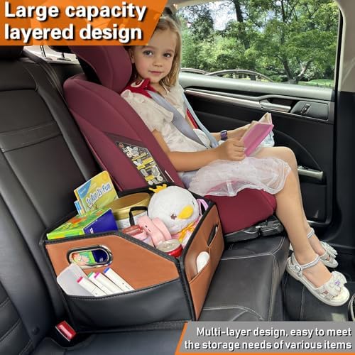 Noaman Leather Car Storage Organizer - Image 6
