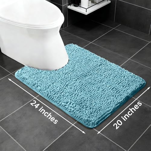 Yeaban Toilet Rugs U-Shape 20"x24" - Image 2