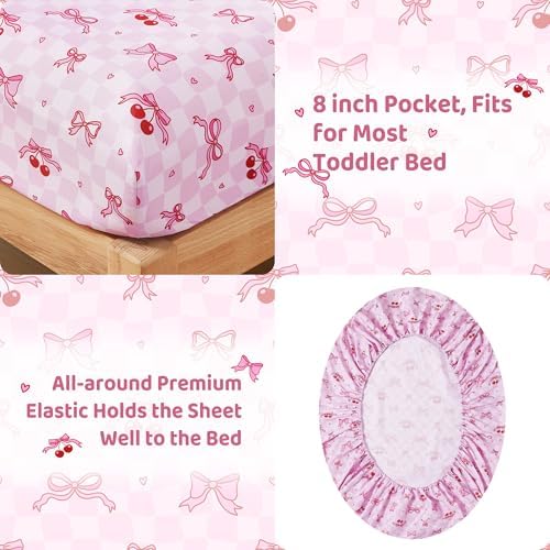 lasoftan Toddler Bedding Set, Toddler Bed Comforter Sets - Image 3
