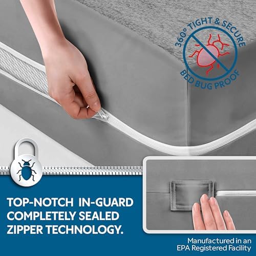 Guardmax RV Mattress Encasement Zippered, 100% Waterproof Mattress Protector - Image 3
