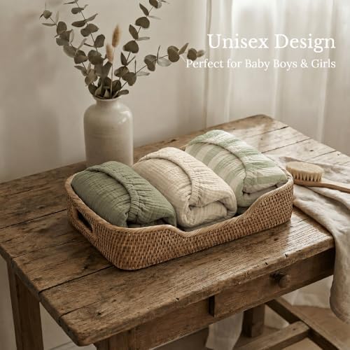 Niceye Muslin Bassinet Sheets 3-Pack - Image 7