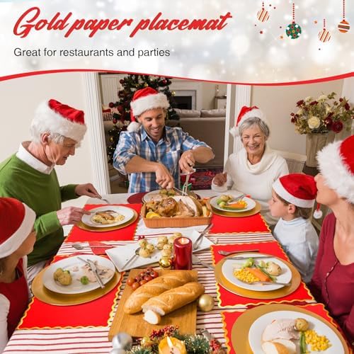 Foldtier 150 Pcs Disposable Paper Placemats Bulk 10"x14" - Image 4