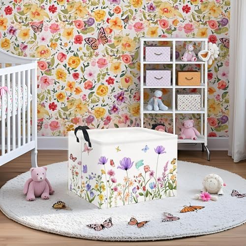 Rectangular Baby Girl Basket Kids Baby Storage Basket Storage Bin Organizer Box - Image 3