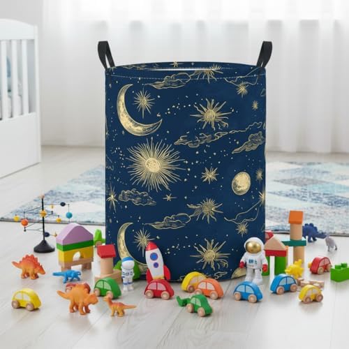 Baby Laundry Basket Baby Nursery Hamper Kids Laundry Basket Toy Storage Bin - Image 4