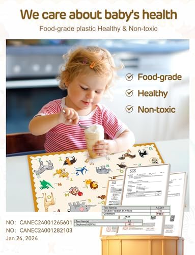 65 Pack Sticky Disposable Placemats - Image 3