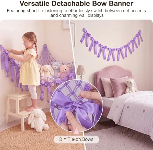 Basumee Stuffed Animals Storage Hammock - Image 4