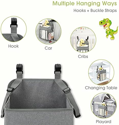 Maliton Changing Table Diaper Organizer Diaper Caddy - Image 3