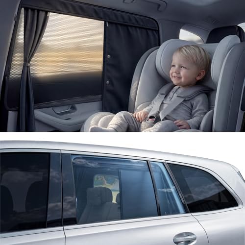2026 Upgraded Dual-Layer Auto Car Window Shades by Nmoiss