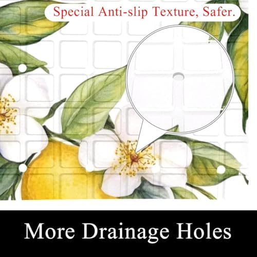 Non Slip Shower Mat Bathtub Mat 15.1x26.8 Inch, Quick Dry Bath Mat - Image 2