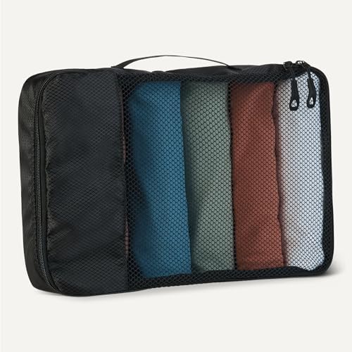 Amazon Essentials 4-Piece Packing Cubes Travel Accessories Set, Luggage - Image 4