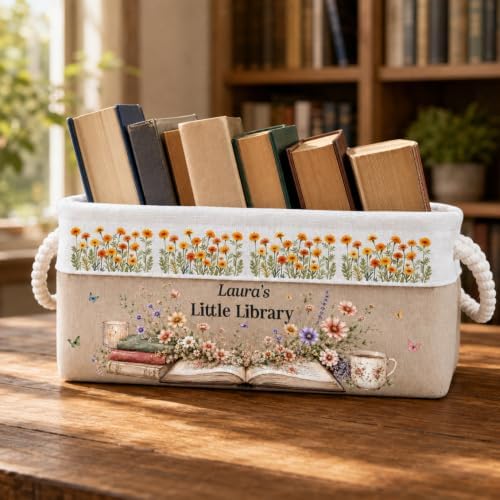 Custom Book Storage Basket - Image 4