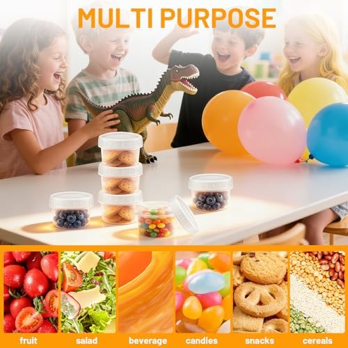 24 Pack 4 oz Food Storage Jars - Image 6