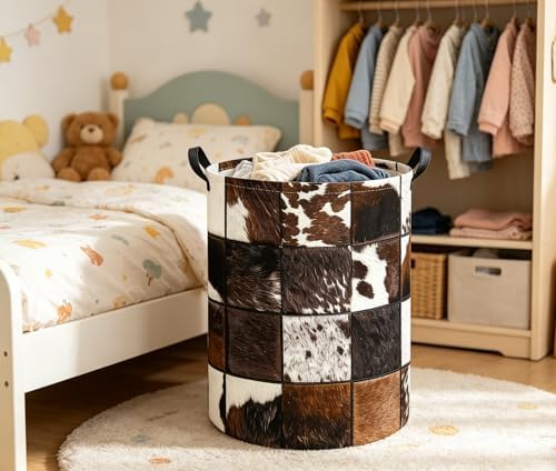 Baby Laundry Basket Kids Hamper Toy Storage Bin - Image 4