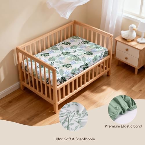 3 Pack Bedside Bassinet Sheets Girl & Boy 33" x 20" Rectangle - Image 6