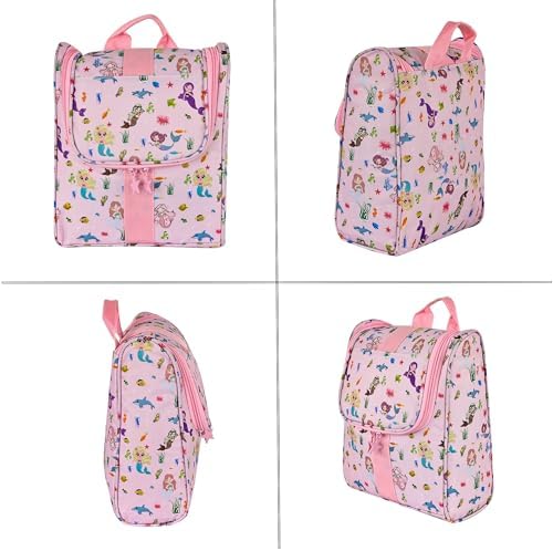 Remobia Hicol Cute Cartoon Hanging Kids Toiletry Bag Children Travel Cosmetic - Image 4