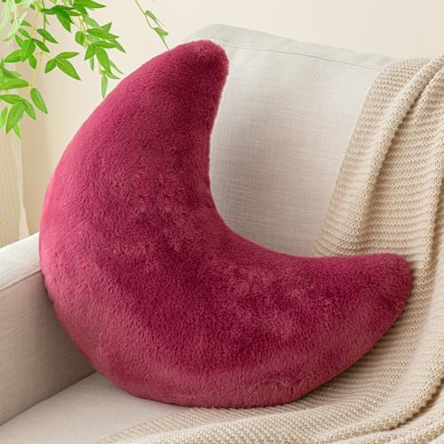 Moon Pillow, Decorative Throw Pillows by Znhinery