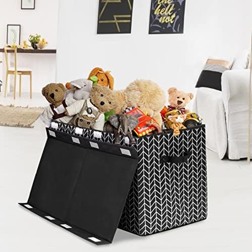 Large Toy Storage Box Chest for Kids, Sturdy Toy Box Bin Baskets - Image 2